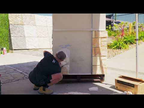 Coastal Veneer Stone Cladding - Installation