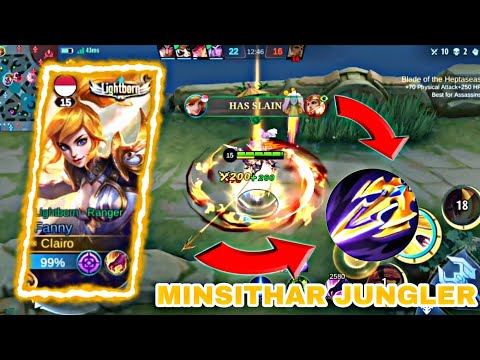 FANNY NEW BUILD?! COUNTER TANK JUNGLER!! - Mobile Legends