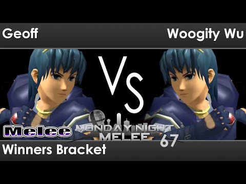MNM 67 Melee - Geoff (Marth) vs Woogity Wu (Marth) - Winners Bracket