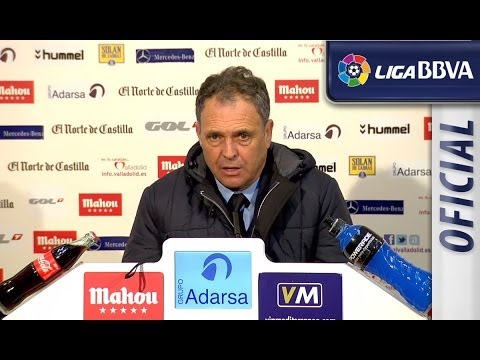 Rueda de Prensa de Caparrós tras el Real Valladolid (1-1) Levante UD - HD