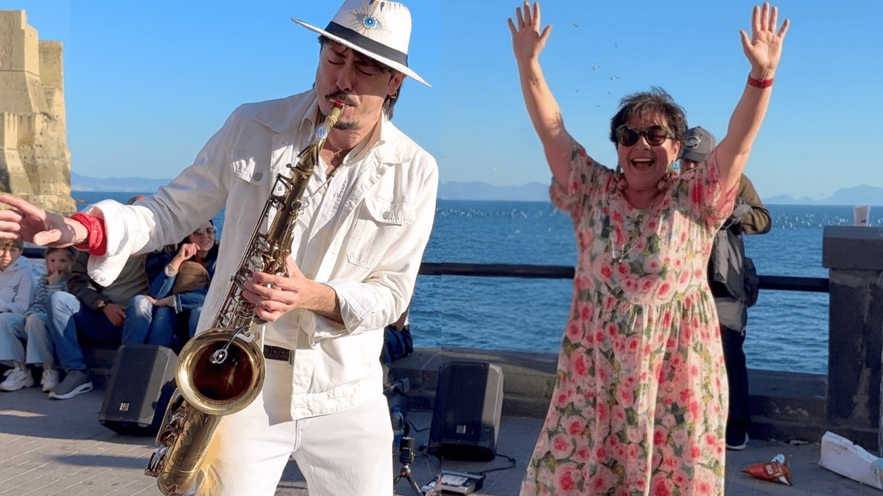 WHAT IS LOVE on Sax 🎷😱 STOPPED EVERYONE!!