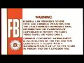 FBI Warning 1986