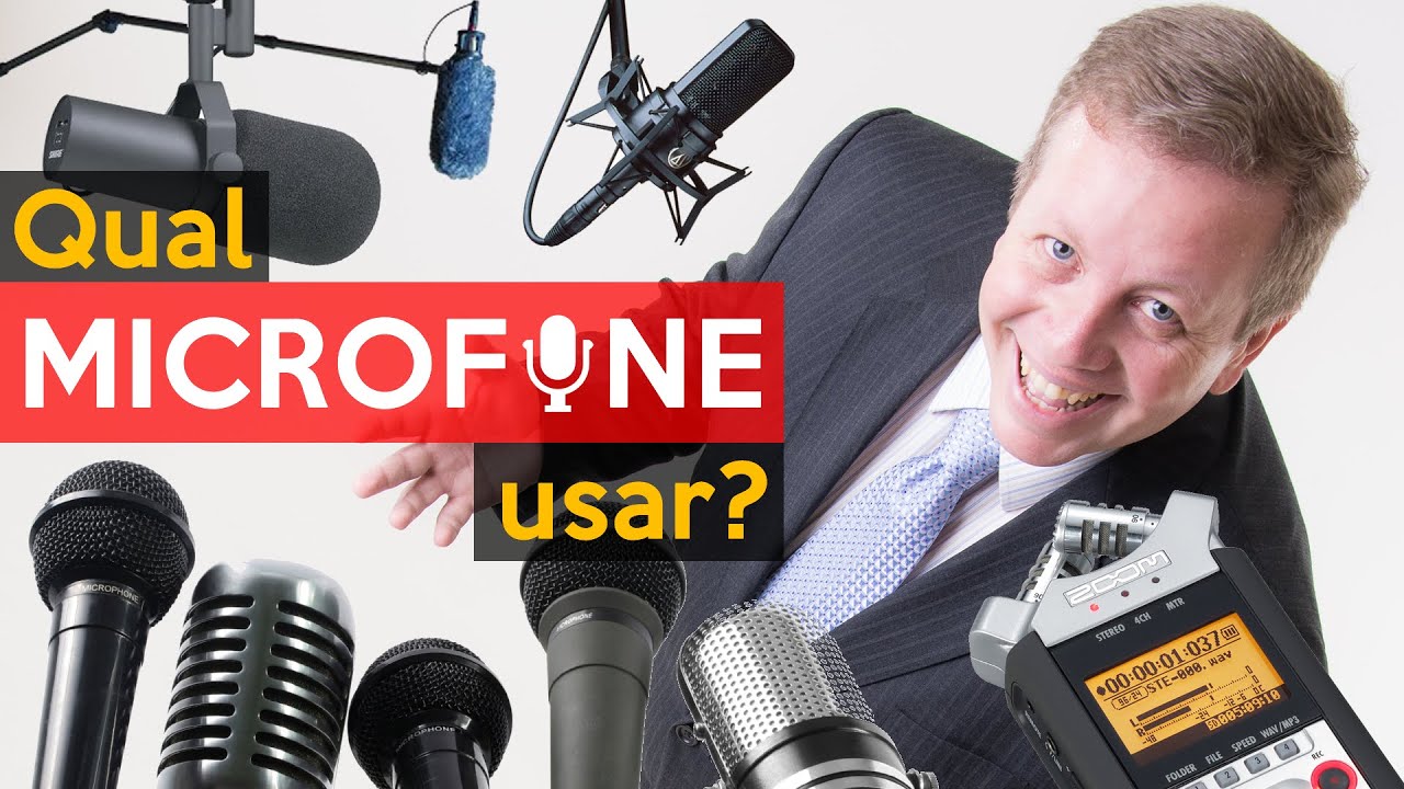 Como Escolher o Microfone para Vídeos