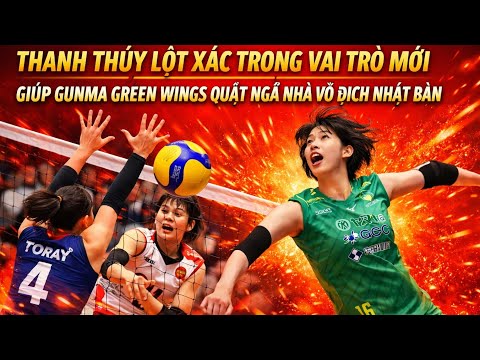 THANH THÚY LỘT XÁC TRONG VAI TRÒ MỚI GIÚP GUNMA GREEN WINGS QUẬT NGÃ NHÀ VÔ ĐỊCH NHẬT BẢN
