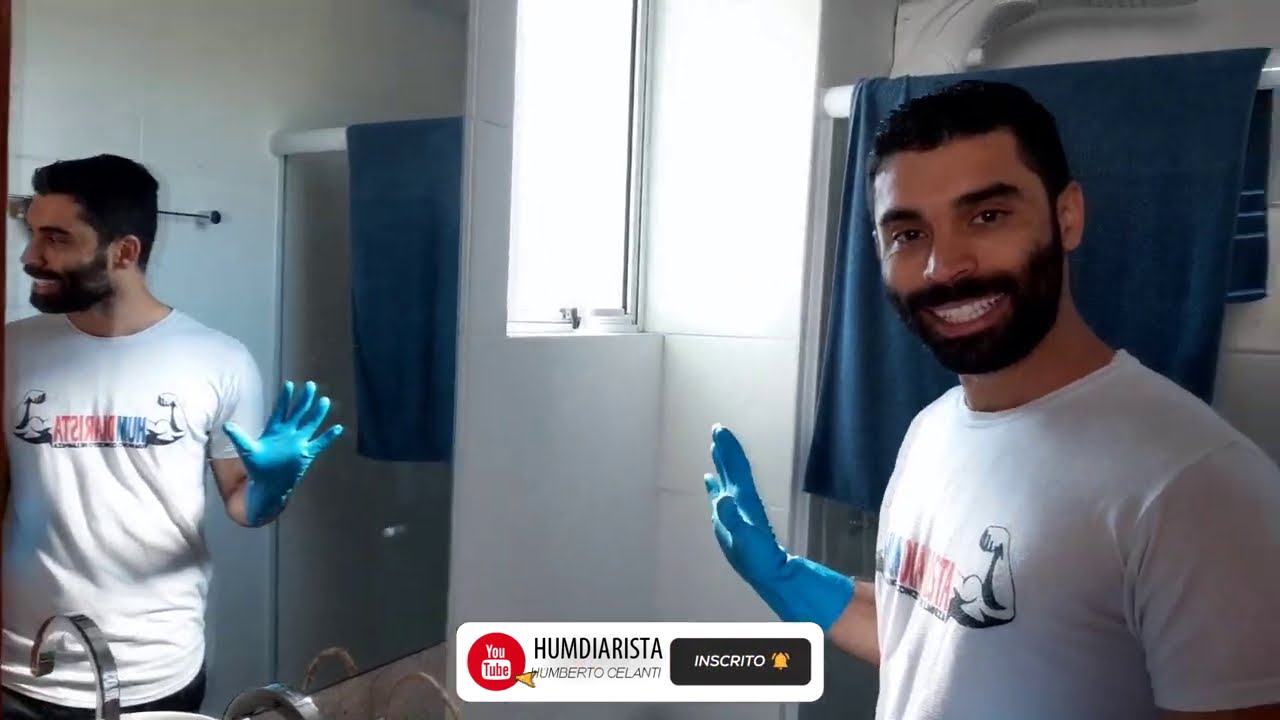 Como lavar o banheiro de forma RÁPIDA com apenas 2 PRODUTOS!