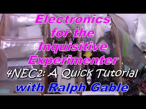 4NEC2 Antenna Modelling Application: A Quick Tutorial (008a)