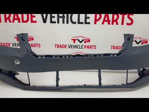 For Skoda Superb 2015 - 2019 Front Bumper Primed With Washer Holes No PDC Holes video