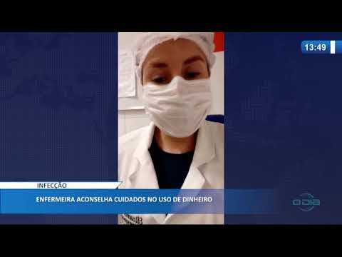 Infeccão: enfermeira aconselha cuidados no uso do dinheiro (15 05 20)