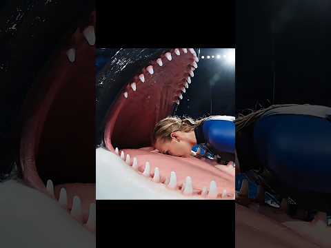 AI Video: Dolphin Trainer Jessica Radcliffe Enters the Mouth of an Orca Whale