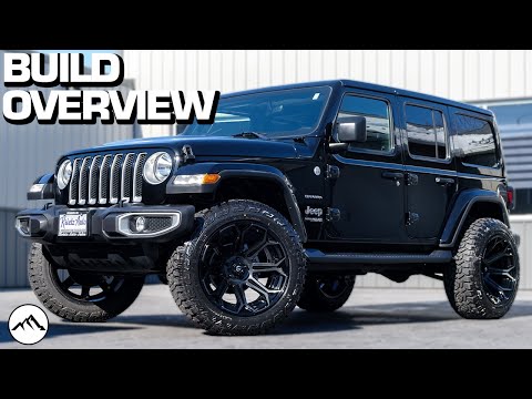 BUILD OVERVIEW: Lifted Jeep Wrangler | Rough Country Lift Kit | 22x12 Fuel Siege Wheel