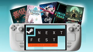 My Favorite Steam Next Fest Demos On The Steam Deck!