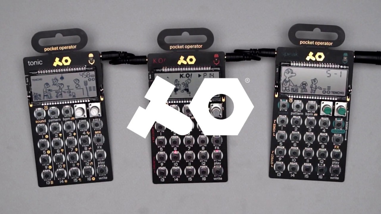 Teenage Engineering Synthesizer PO-33 K.O!