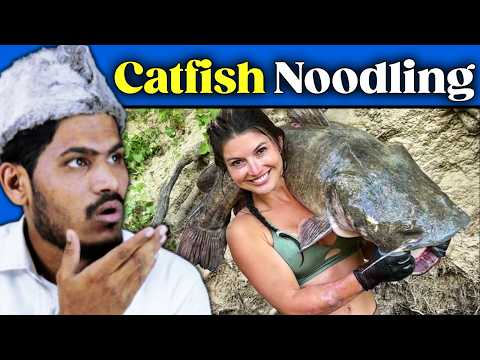 What Happens When Villagers Watch Catfish Noodling?