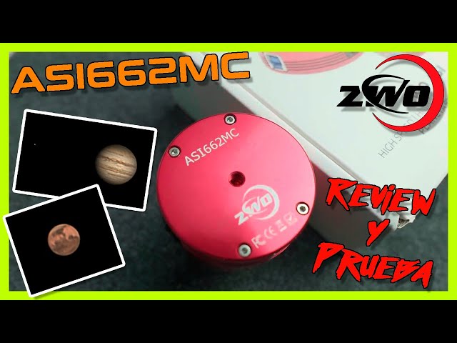 Vídeo relacionado con ASI662MC - Cámara planetaria a color de alta resolución para astrofotografía con mejora la observación con poca luz y imágenes planetarias