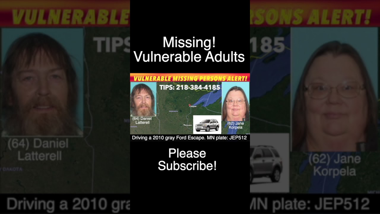 Vulnerable Missing Persons Alert!