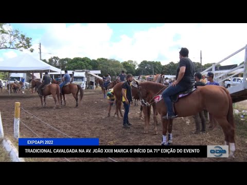 Tradicional Cavalgada na Av João XXIII marca início da 71ª EXPOAPI 05 12 2022