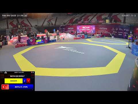 2025 Türkiye Taekwondo Open Match - Antalya - 09.02.2025 - 2st DAY - 8 COURT