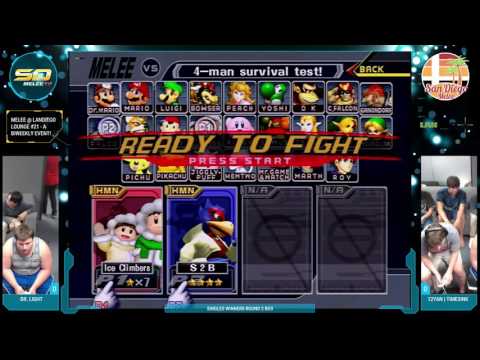 Melee @ LDL #21 - Dr. Light vs. 12YAN | timesink - Singles WR2 - SSBM