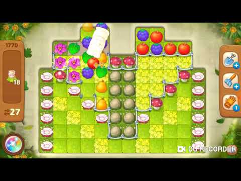 Gardenscapes how to beat level 1770