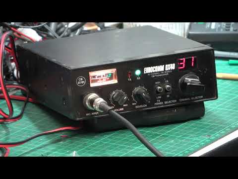 Eurocomm DX40 UK CB27/81 CB radio (mobile) - On The Air test