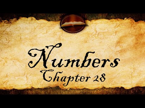 Numbers Chapter 28 | KJV Audio (With Text)