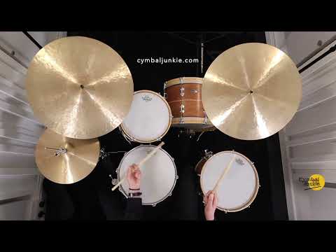 Dave Collingwood 20" flat sizzle ride cymbal - 5 rivets (2517g) HD 1080p