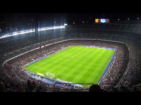 Pique Goal against Zaragoza LIVE @ Camp Nou