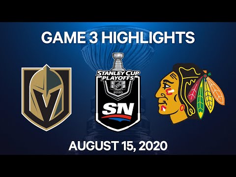NHL Highlights | 1st Round, Game 3: Golden Knights vs. Blackhawks – Aug. 15, 2020