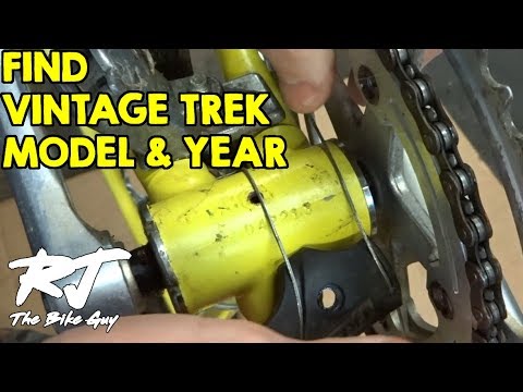 How To Find Model/Year Of Vintage Trek Bike By Serial Number