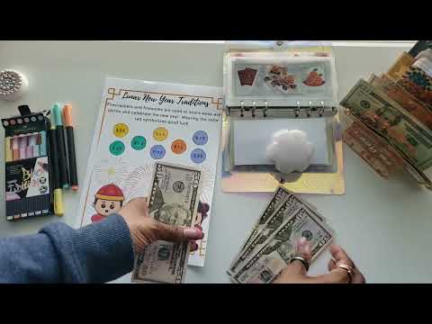 Lunar New Year Saving Challenges $300 #savingschallenges #savingmoney #budgeting #lunarnewyear