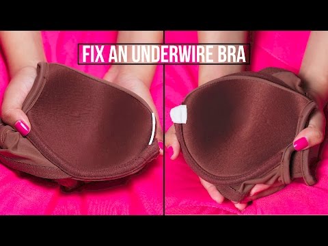 Bra Hacks : How To Fix Poking Underwire - Bra Wire Hacks