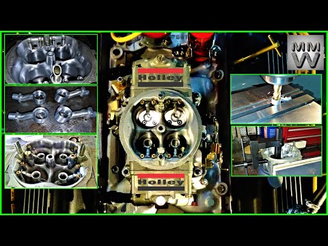 Holley Carb Detailing and Venturi Booster Modifications #33