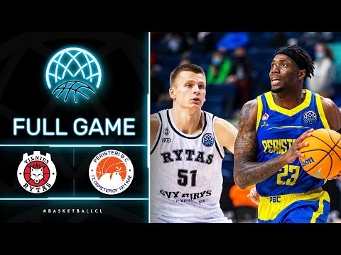 Rytas Vilnius v Peristeri  - Full Game | Basketball Champions League 2020/21
