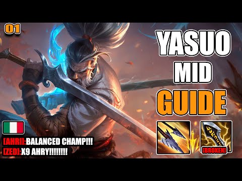 YASUO MID SPIEGATA BENE 🔥 | Guida Completa ITA su Combo, Macro e 1v9 – League of Legends #01