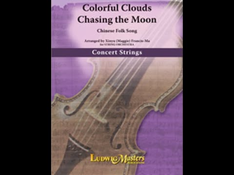 Colorful Clouds Chasing the Moon