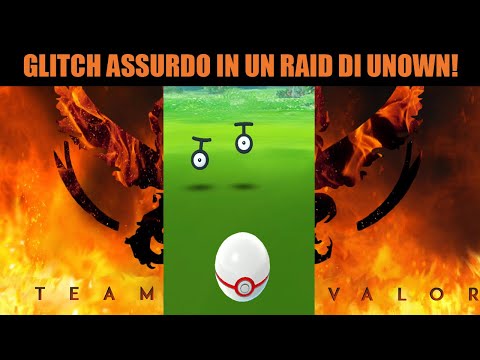 Glitch assurdo in un raid di Unown! - Pokémon Go ITA gameplay