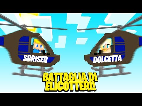 BATTAGLIA CON GLI ELICOTTERI CONTRO DOLCETTA!! - Minecraft *AMERICA*