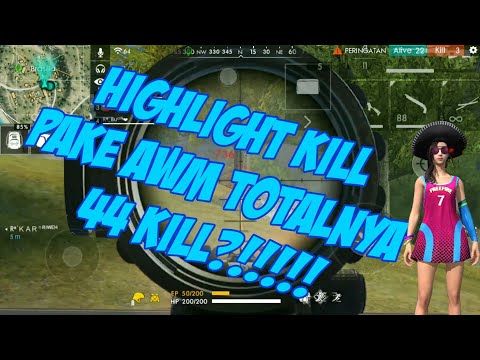 HIGHLIGHT KILL RANK SQUAD TOTAL 44 KILL - GARENA FREE FIRE INDONESIA