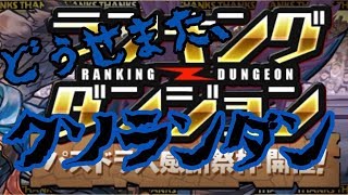 パズドラ生配信　ランキングダンジョン初見