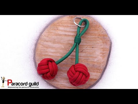 Paracord cherry key fob