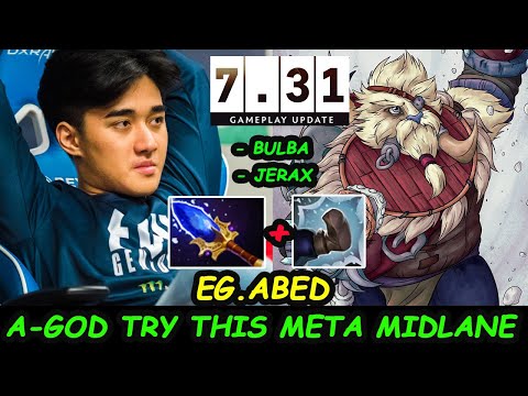 Abed Tusk MIDLANE 11K MMR TRY THIS META 7.31 Patch Hero IMBA Walrus Kick Damage Dota 2 pro Gameplay
