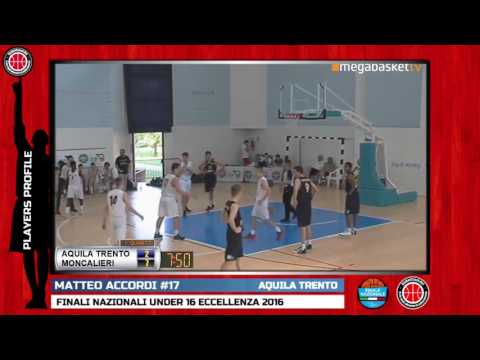 Players Profile: ACCORDI MATTEO - Finali Nazionali U16 - 2016