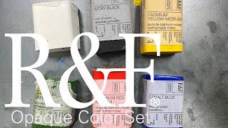 R&F ENCAUSTIC PAINT OPAQUE COLOR SET 6 X 40 ML BLÖCKE