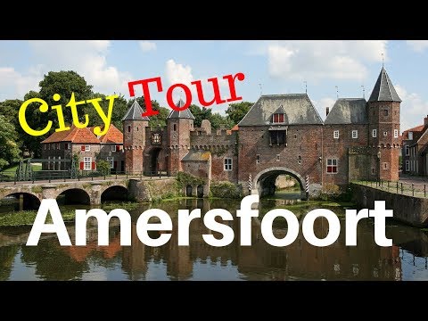 Amersfoort, The Netherlands (City Center Tour) Walking and Cycling .. GoPro