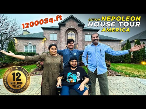 Actor Nepoleon's House Tour in America 🤩 - Irfan's View