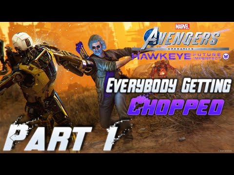 MARVELS AVENGERS HAWKEYE - FUTURE IMPERFECT DLC PS5 4K Gameplay Walkthrough Part 1 | Old Man Hawkeye
