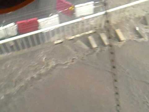 Puente de San Vicente del Raspeig inundado 1ª PARTE  16092009