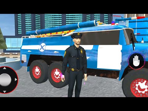 Gawat Truck tangki minyak terbak4r | Emergency Fire Truck rescue