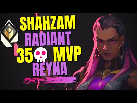 SPECTACULAR 35 ELIMS MVP REYNA GAMEPLAY BY SEN SHAHZAM RADIANT#3 | VALORANT