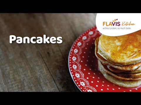 FLAVIS KITCHEN - PANCAKES WITH MAPLE SYRUP